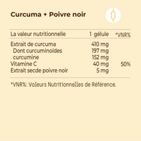 Curcuma + Poivre noir