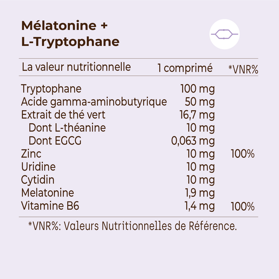 Mélatonine + L-tryptophane